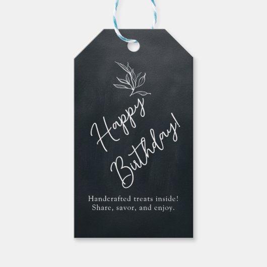 自家製植物性カスタムブラック包装贈与 ギフトタグ (正面)