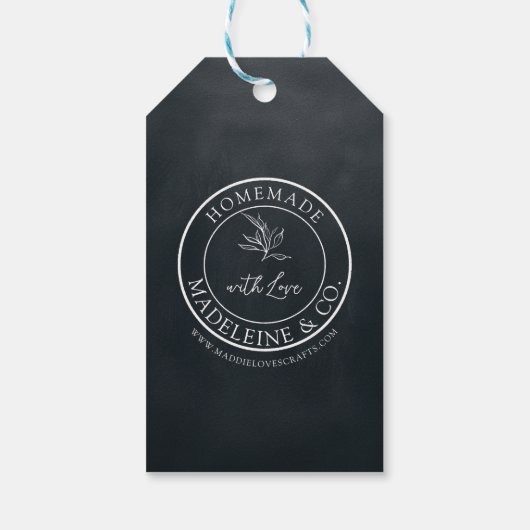 自家製植物性カスタムブラック包装贈与 ギフトタグ (裏面)