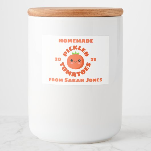 自家製漬トマト フードラベル (正面)