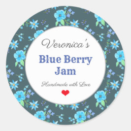 自家製焼いた品保存ジャムカスタムラベル ラウンドシール