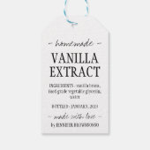自家製簡単バニラエキスボトル ギフトタグ (裏面)