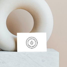 自家製素朴なロゴカスタムシンプル 名刺