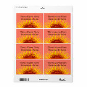 自家製素朴3つのアラーム熱サルサjarラベル ラベル (フルシート)