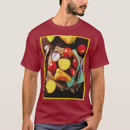「自家製野菜サラダ」かわいい写真です。今すぐ購入 Tシャツ