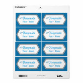 自家製100%食品ラベル ラベル (フルシート)