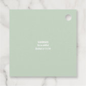 自家製 モダン ミント ラブ リモンチェッロ 酒 フェイバータグ (裏面)