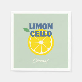 自家製 モダン ミント リモンチェッロ 酒 スタンダードカクテルナプキン