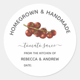 自家製&手作りのトマトソースのメイソンジャー ラウンドシール