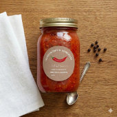 自家製&手作りクラフトホットソースメイソンジャー ラウンドシール