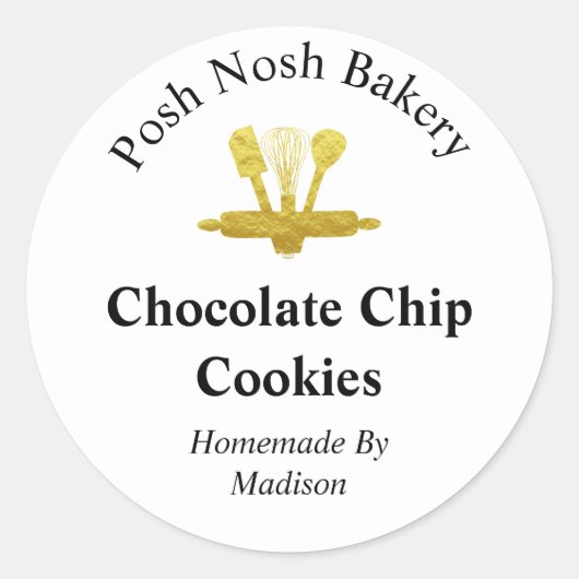 自家製 |金ゴールドウィスクの白焼いた製品 ラウンドシール (正面)