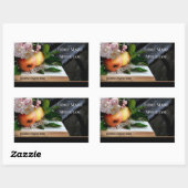 自家製Apple Jamラベル 長方形シール (シート)