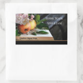 自家製Apple Jamラベル 長方形シール (バッグ)