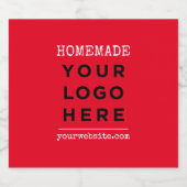 自家製Webサイトビジネスロゴの休日 ビールラベル (シングルラベル)