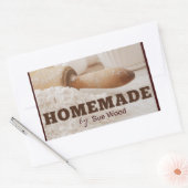 自家製YOUギフトラベル 長方形シール (封筒)