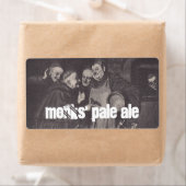 自家醸造の供給ビールラベル修道士のエール淡い色の ラベル (インサイチュ)