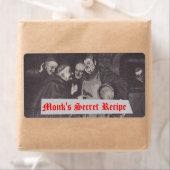 自家醸造の供給ビールラベル僧侶の秘密の醸造 ラベル (インサイチュ)