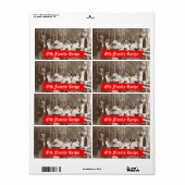 自家醸造の供給ビールラベル古い家族レシピ ラベル (フルシート)