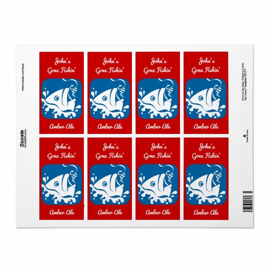 自家醸造の供給ビール醸造の自家醸造ラベル ラベル (フルシート)