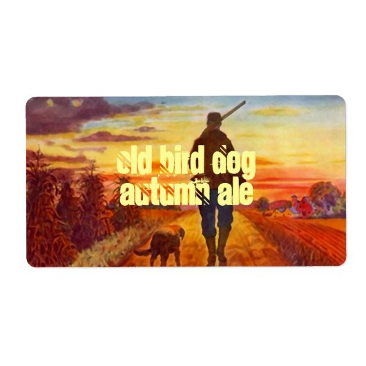 自家醸造の供給ビール醸造ラベルカスタマイズ ラベル (正面)