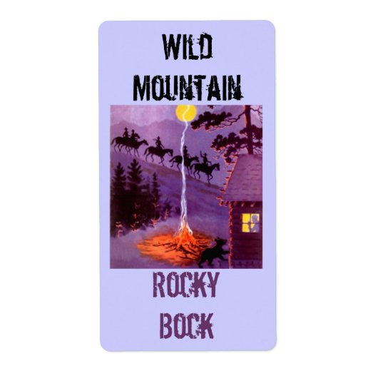 自家醸造の供給ビール醸造ラベルカスタマイズ ラベル (正面)