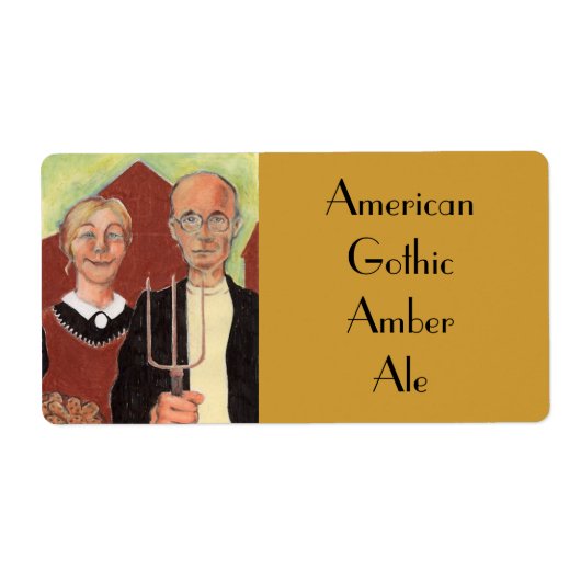 自家醸造の供給ビール醸造ラベルカスタマイズ ラベル (正面)