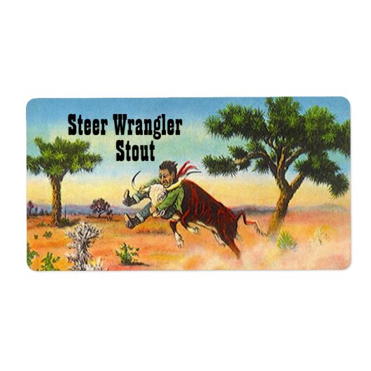 自家醸造の供給ビール醸造ラベルカスタマイズ ラベル (正面)