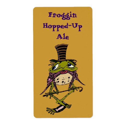 自家醸造の供給ビール醸造ラベルカスタマイズ ラベル (正面)