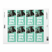 自家醸造サプライズビール醸造スチールフローラベル ラベル (フルシート)