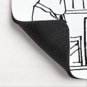 自家醸造ショップは膨らむバーメイドを持っている マウスパッド (コーナー)