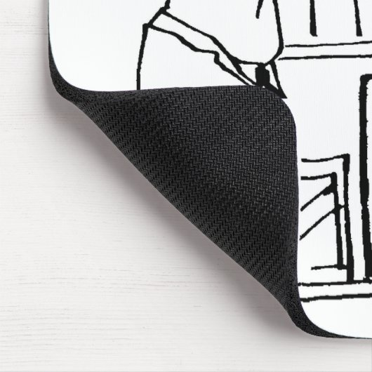 自家醸造ショップは膨らむバーメイドを持っている マウスパッド (コーナー)