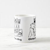 自家醸造ショップ膨張可能バーメイド。ビールを飲む人 コーヒーマグカップ (中央)