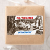 自家醸造ビールボトルラベル旧ファッションド醸造 ラベル (インサイチュ)