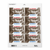 自家醸造ビールボトルラベル旧ファッションド醸造 ラベル (フルシート)