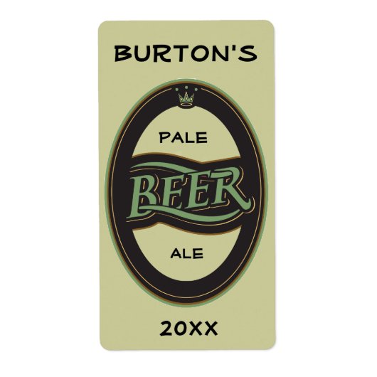 自家醸造ビールラベル ラベル (正面)