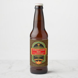 自家醸造ビール詳細ラベル ビールラベル