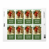 自家醸造ホリデーサンタデリバリースピリッツのラベル ラベル (フルシート)