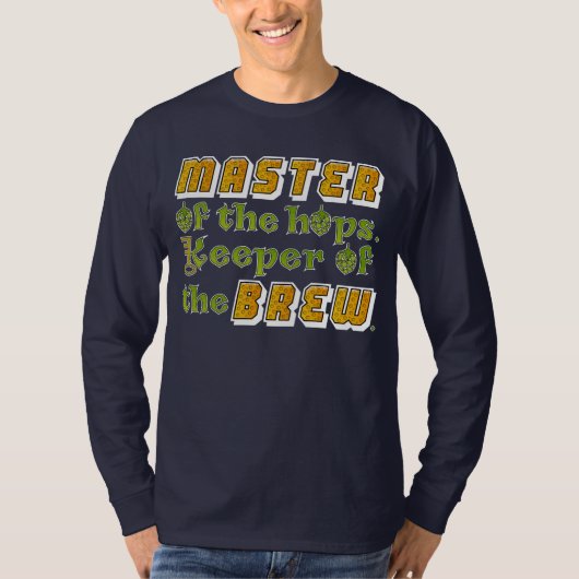 自家醸造用ビール·ブリューアー Tシャツ (正面)