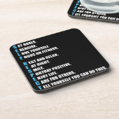 自尊心やる気を起こさせる- コースター (左側)