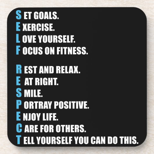 自尊心やる気を起こさせる- コースター (正面)