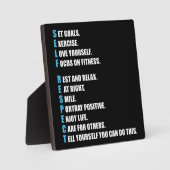 自尊心やる気を起こさせる- フォトプラーク (正面)