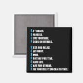 自尊心やる気を起こさせる- マグネット (正面/裏面)