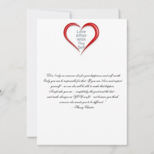 自尊心を励まして下さい サンキューカード (正面)