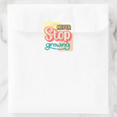 自尊心ストップが高まやる気を起こさせるらない引用文 スクエアシール (バッグ)