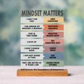 自尊心：幸福の基礎 アクリルサイン (ニュートラル)