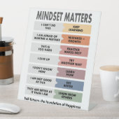 自尊心:幸福の基礎 台座サイン (インサイチュ)