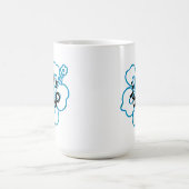 自己とのライブポーノバランスその他の自然調和 コーヒーマグカップ (中央)