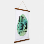 自己に対する自己の愛の気に肯定 吊り下げ型タペストリー (傾斜あり)