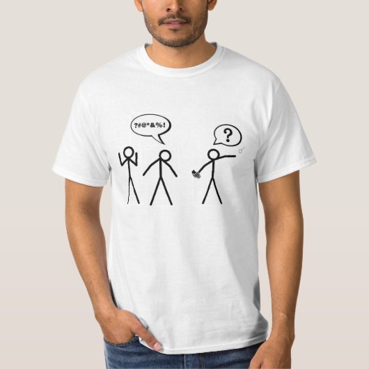 自己のサボタージュ Tシャツ (正面)