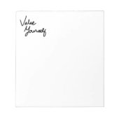 自己のメッセー前向きジを評価する気に ノートパッド (正面)