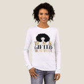 "自己の力を引き出し、美しさを讃える。" トライブレンドTシャツ (正面全体)